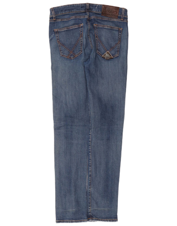 Roy Rogers Womens Superior Slim Jeans W35 L33 Blue Cotton
