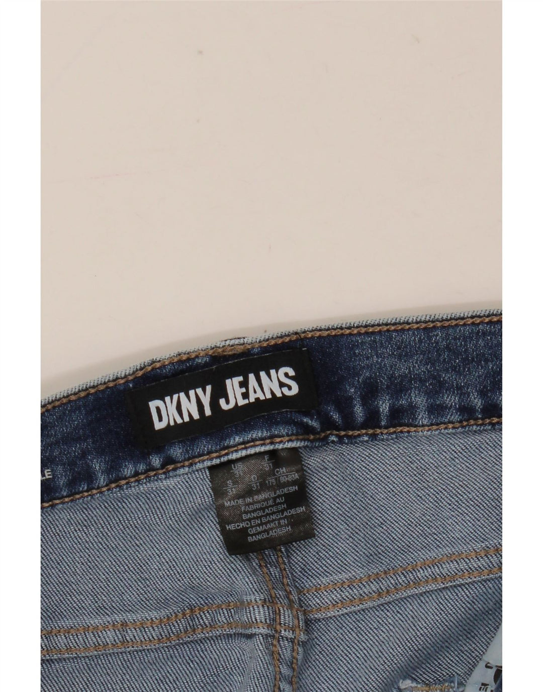 Blugi skinny pentru femei cu talie înaltă Dkny W31 L27 albastru