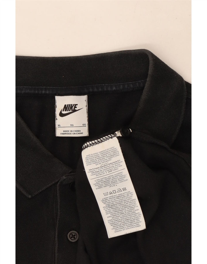 Tricou polo pentru bărbați Nike XL, bumbac negru