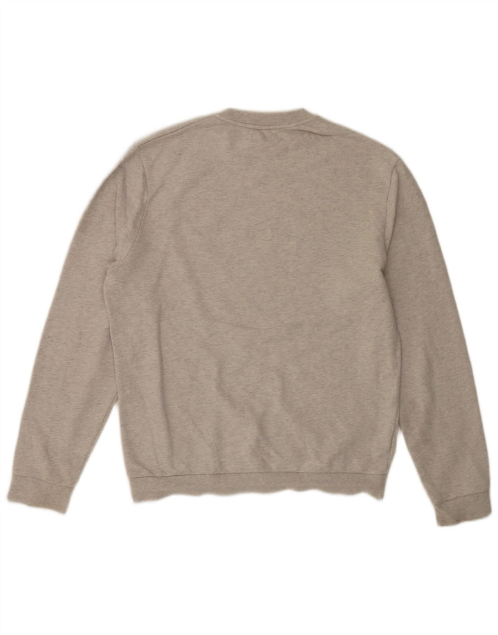 Hanorac grafic pentru bărbați Fred Perry Pulover din bumbac gri mediu