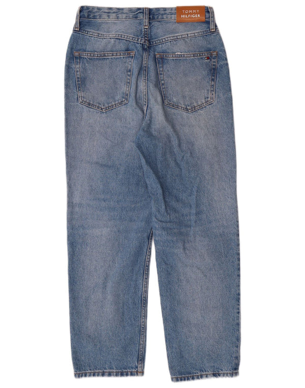 Blugi cu talie înaltă pentru femei Tommy Hilfiger L27 L28 Blue Classic