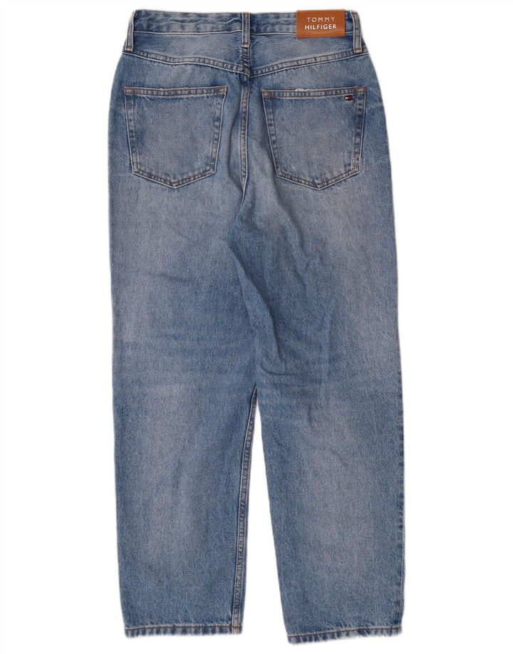 Blugi cu talie înaltă pentru femei Tommy Hilfiger L27 L28 Blue Classic