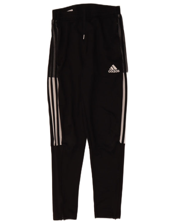 Pantaloni de trening Adidas pentru femei UK 10 Mici, negru, poliester Sport