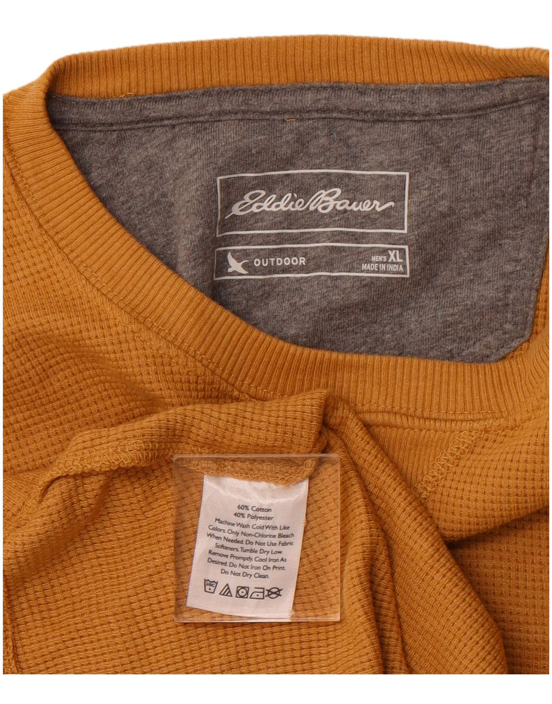 Tricou pentru exterior pentru bărbați Eddie Bauer Top XL bumbac bej
