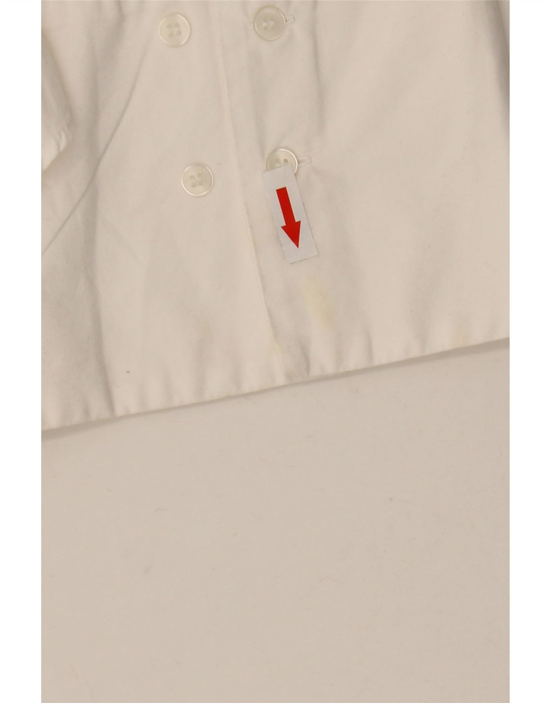 Bluză cămașă supradimensionată pentru femei ZARA UK 10 Small White