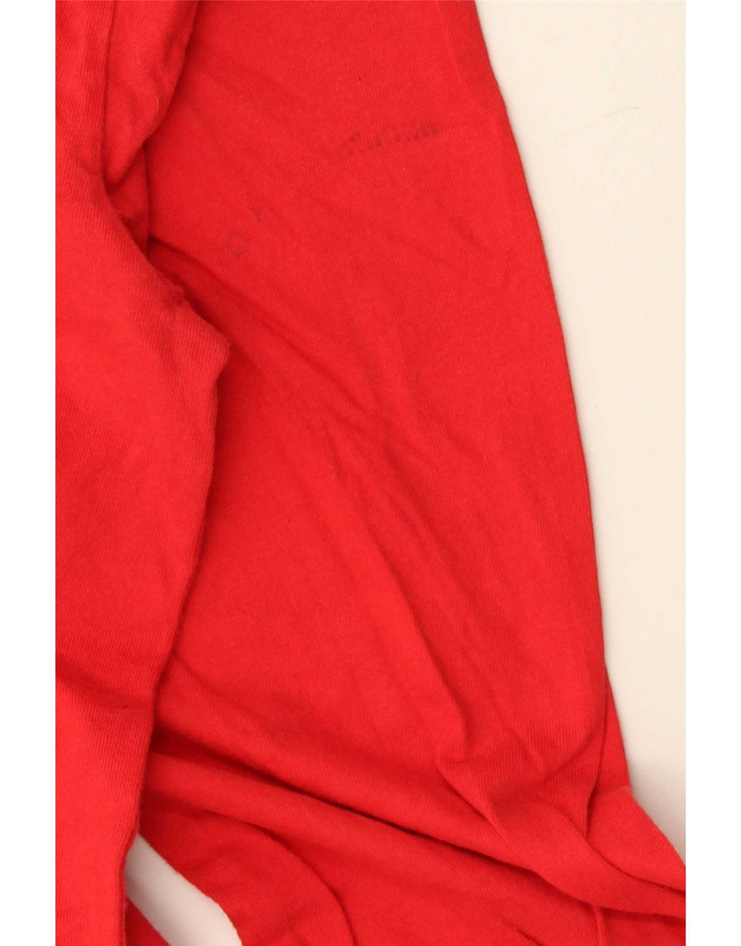 Tricou grafic pentru bărbați Volcom cu mânecă lungă, bumbac roșu mare