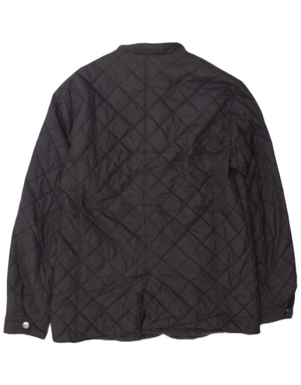 Conte of Florence Mens Quilted Jacket UK 42 XL Grey