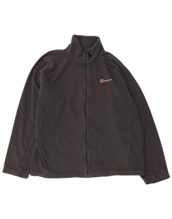 Jachetă fleece pentru bărbați Berghaus UK 40, mare, gri, poliester