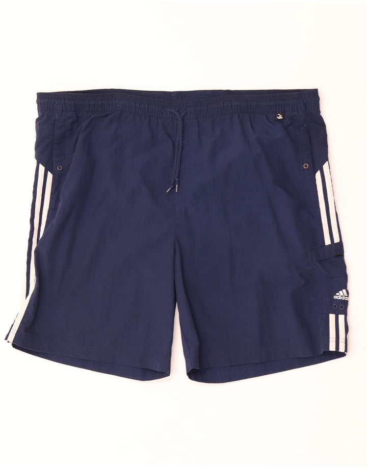 Pantaloni scurți de înot Adidas pentru bărbați 2XL nailon bleumarin