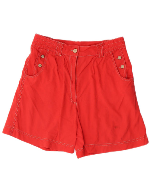 Vintage Womens Casual Shorts IT 42 Medium W30  Red