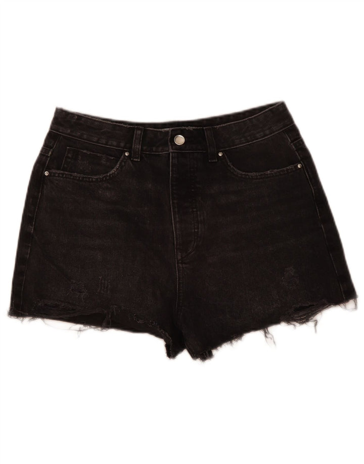 Pantaloni scurți din denim pentru femei Zara EU 40 Medium W30 Bumbac gri