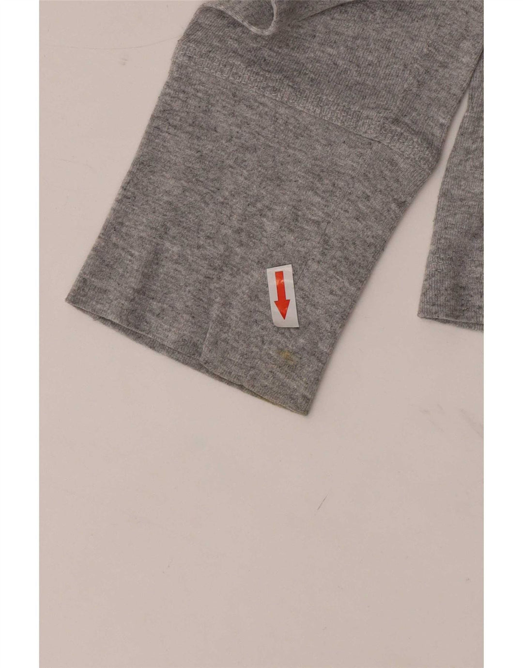 Top pentru femei Adidas cu mânecă lungă UK 10 mic, gri bumbac