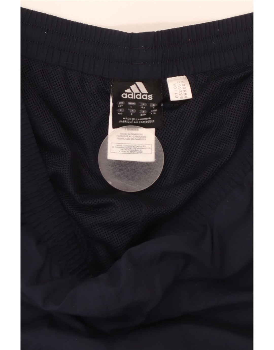 Pantaloni de trening pentru bărbați ADIDAS XL, poliester bleumarin