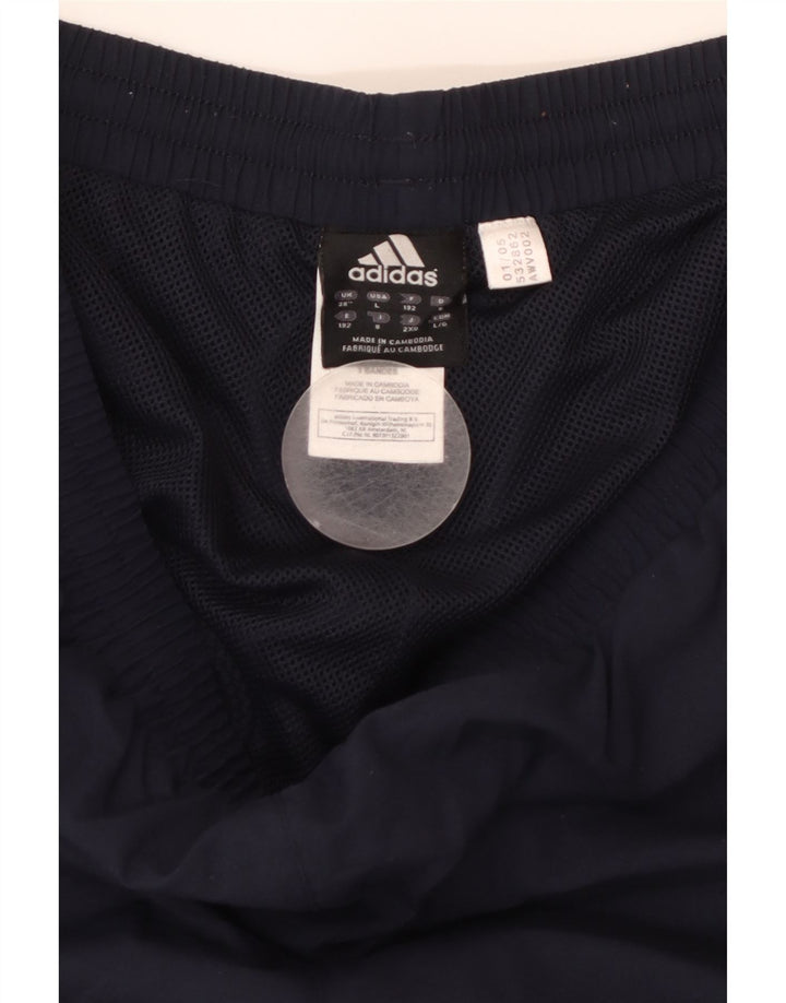 Pantaloni de trening pentru bărbați ADIDAS XL, poliester bleumarin