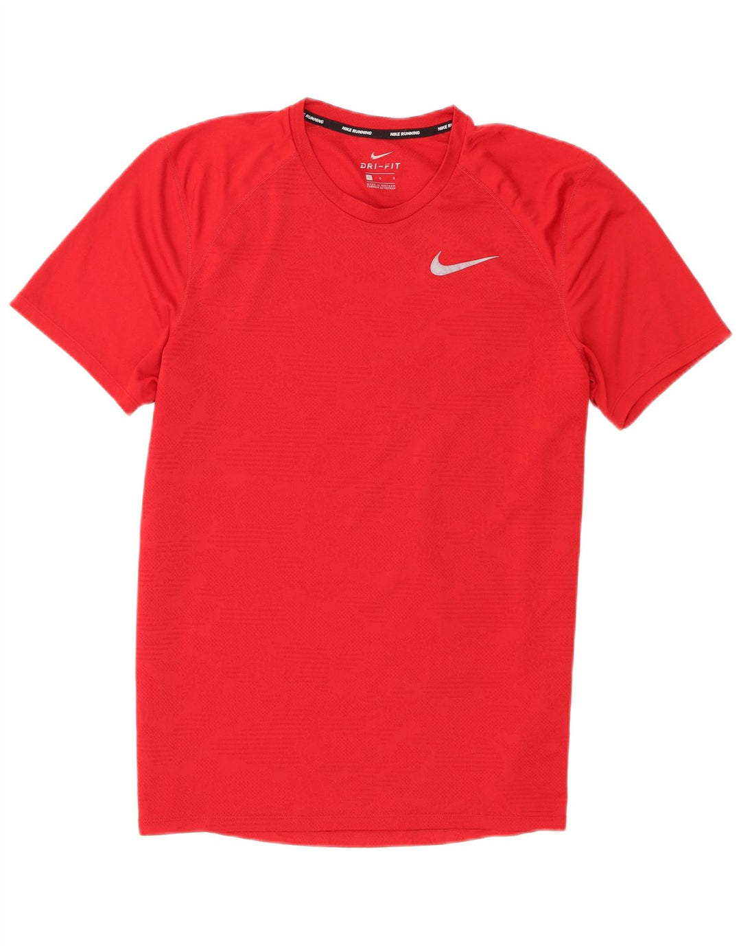 Tricou Nike Dri Fit pentru bărbați Top mare din poliester roșu