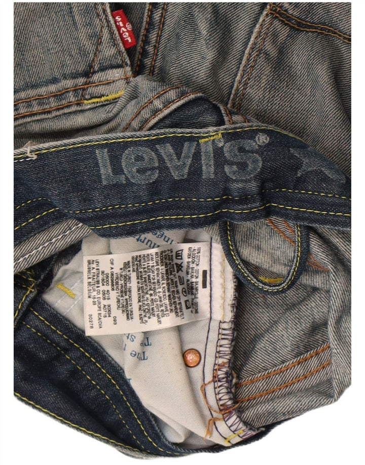 Pantaloni scurți Levi's Graphic Denim W30 Bumbac albastru mediu