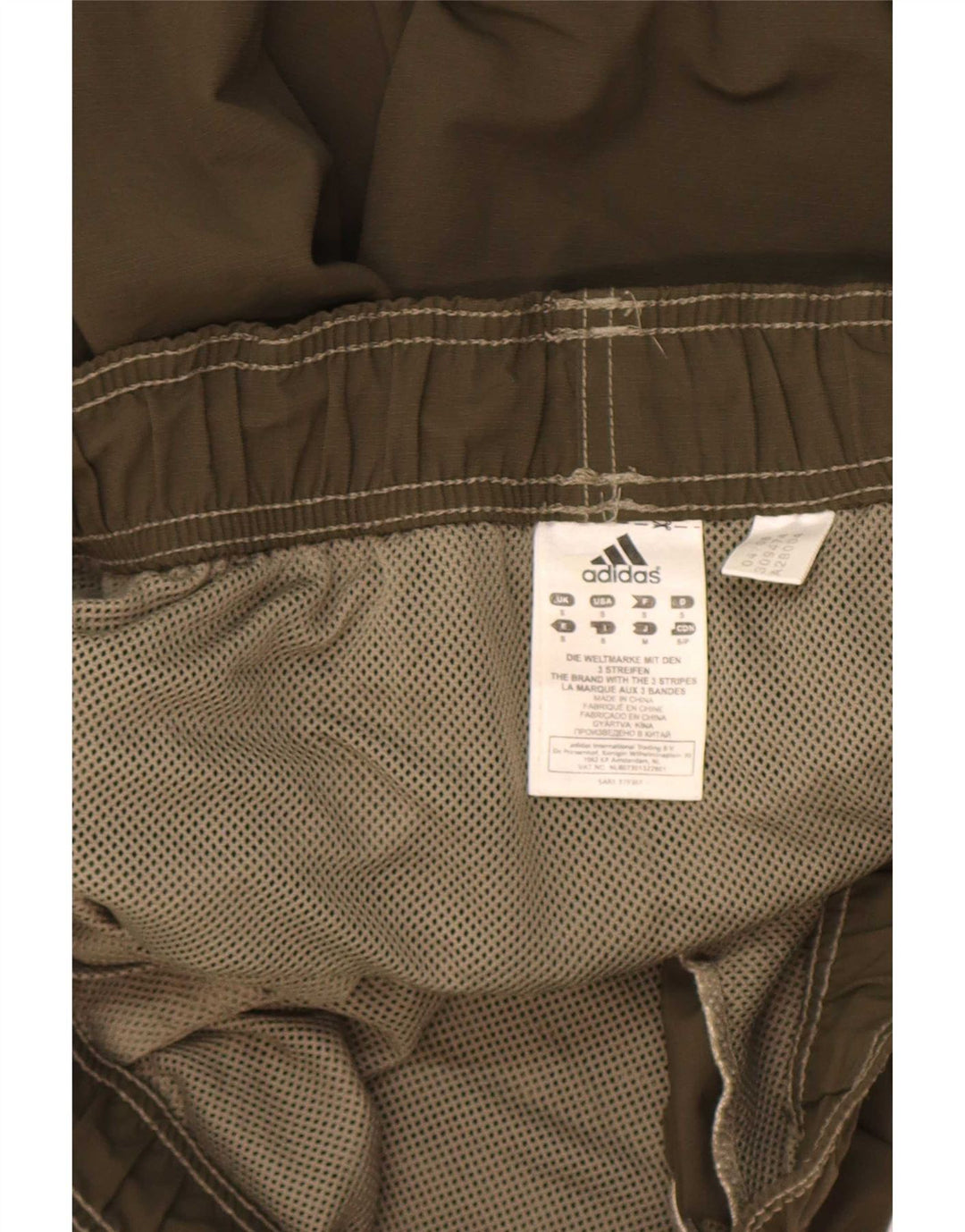 Pantaloni scurți de înot cu grafică Adidas pentru bărbați, poliamidă kaki mici
