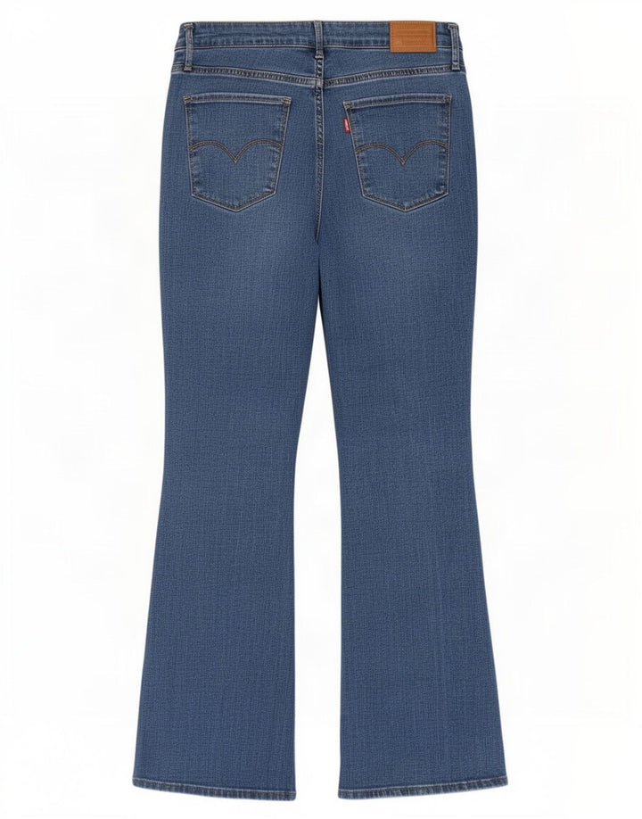 Blugi Levi's 724 cu talie înaltă Bootcut W32 L30 Blue Lyocell