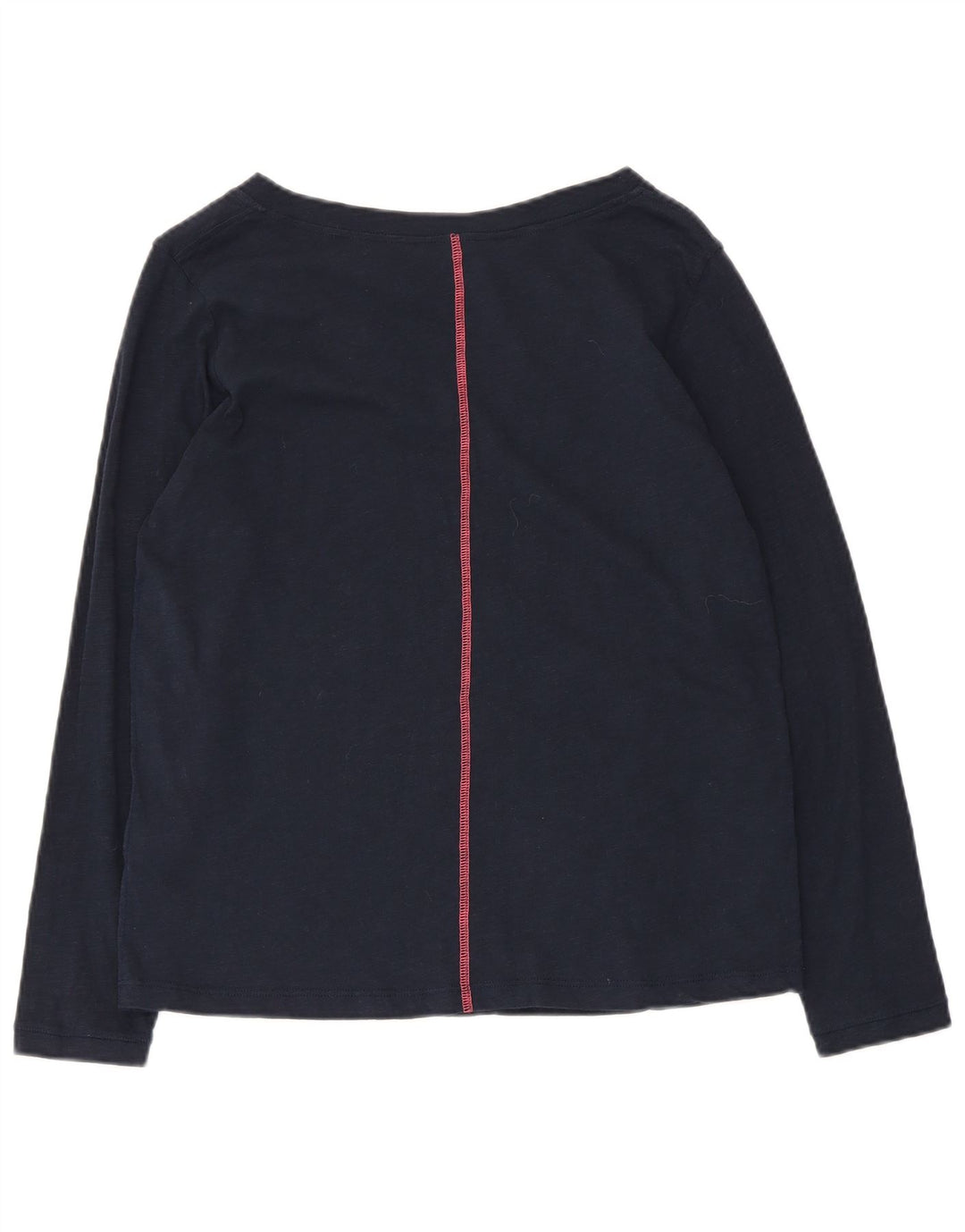 White Stuff Top pentru femei cu mânecă lungă UK 12 Medium Bleumarin Bumbac