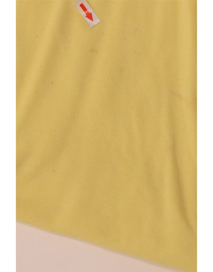 Tricou polo pentru bărbați Lacoste Mărimea 3 Bumbac galben mic