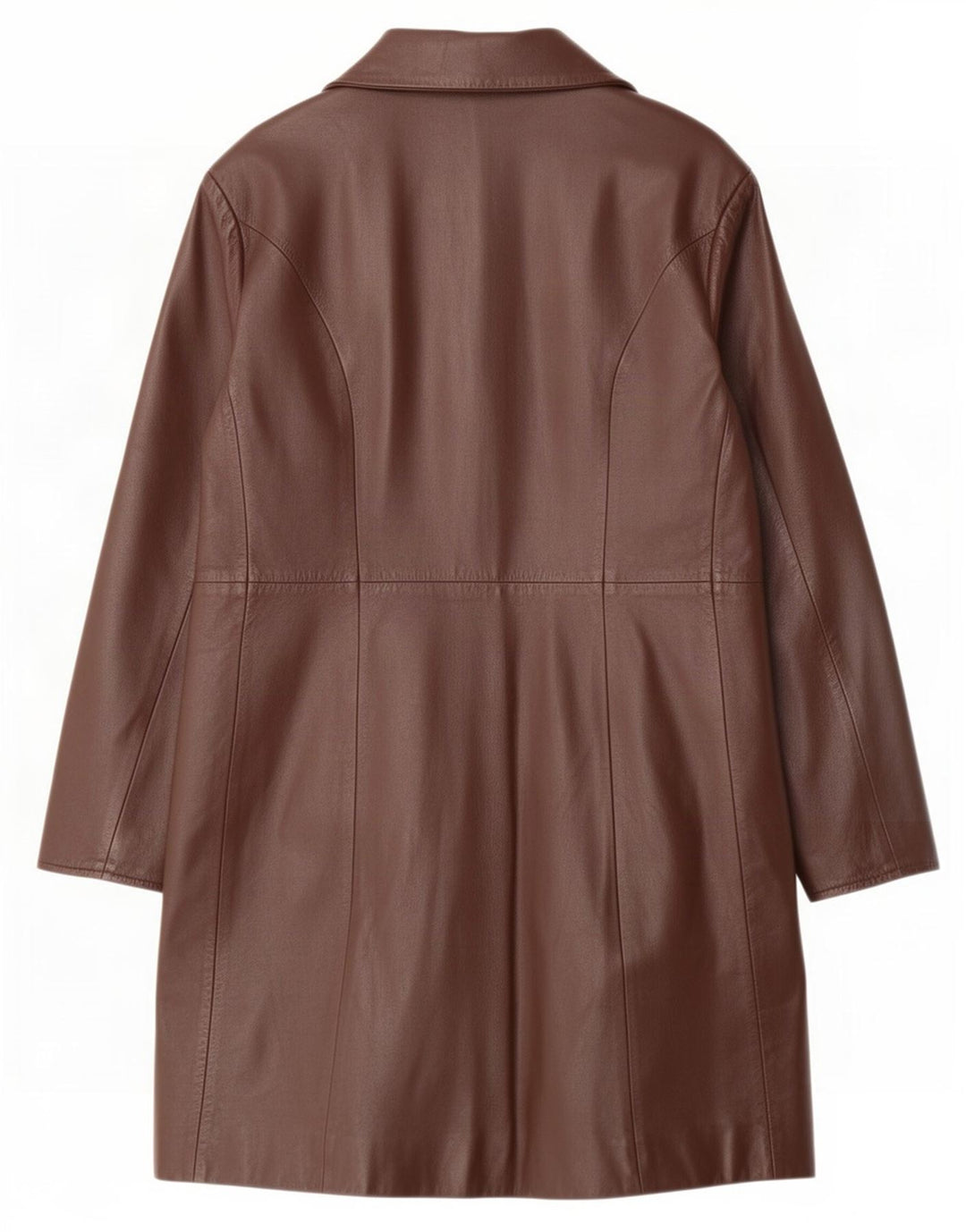 Palton din piele vintage pentru femei IT 48 XL maro