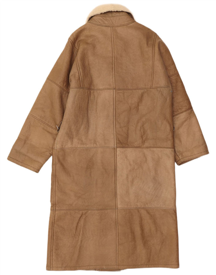 LORINGHOVEN Pardesiu bărbătesc din shearling UK 36 Mic Bej piele de miel