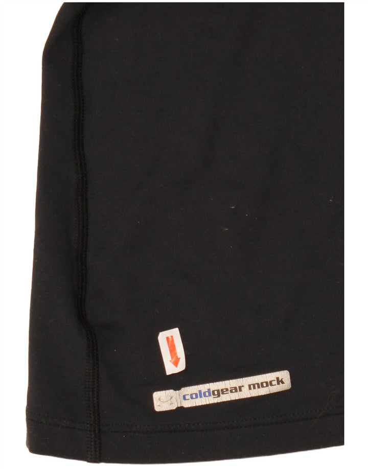 Under Armour pentru femei Cold Gear Top cu mânecă lungă UK 4 XS poliester negru