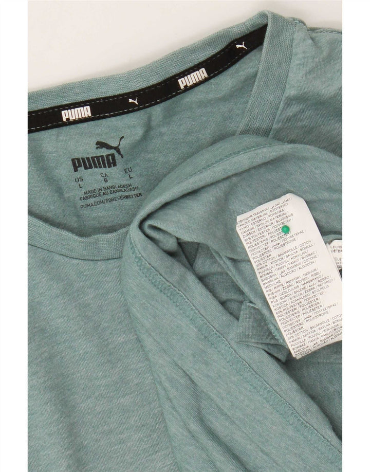 Tricou grafic Puma pentru bărbați Top mare poliester cu pături verzi