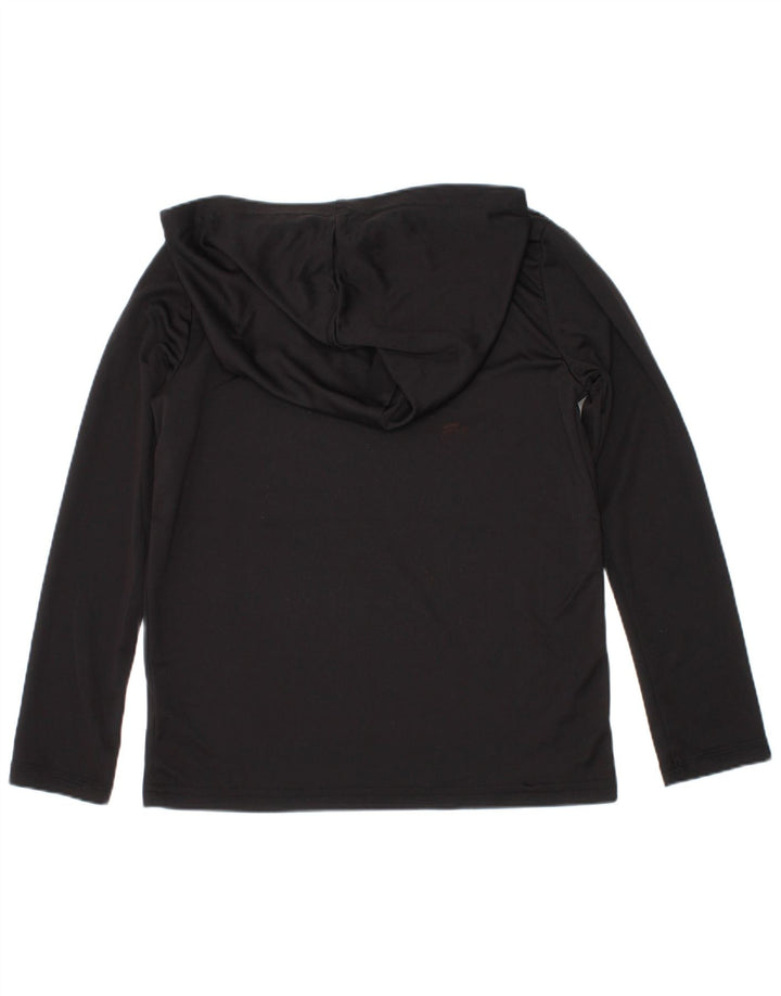 Puma Boys Hooded Graphic Top Manecă lungă 5-6 Ani XS Negru Poliester