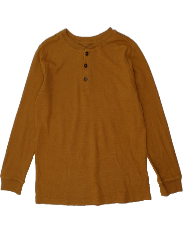 TOMMY BAHAMA Boys Top Long Sleeve 13-14 Years Brown Cotton Vintage Tommy Bahama and Second-Hand Tommy Bahama from Messina Hembry 