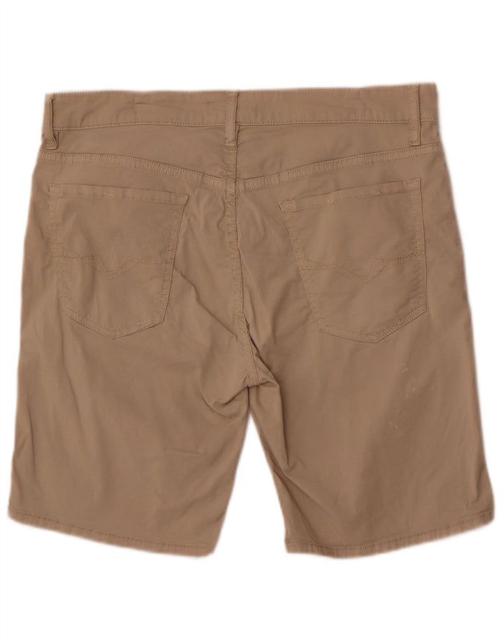 Pantaloni scurți casual Guess pentru bărbați W34, mari, bej, bumbac