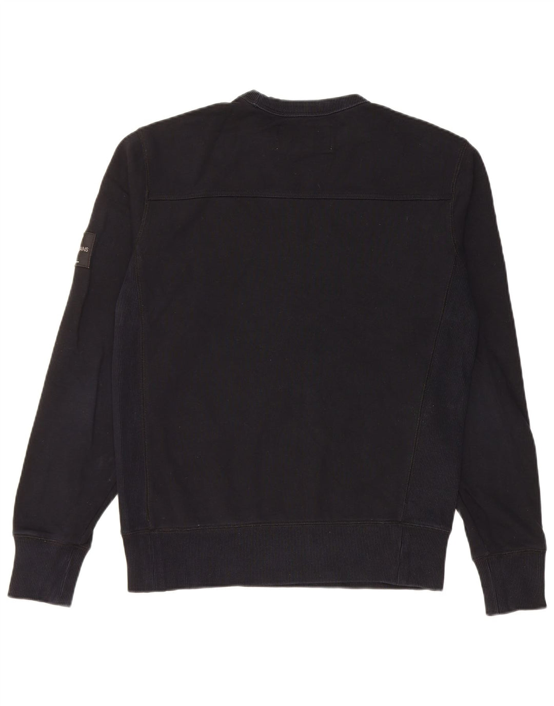 Pulover Calvin Klein pentru bărbați, cu grafic regular, din bumbac, negru