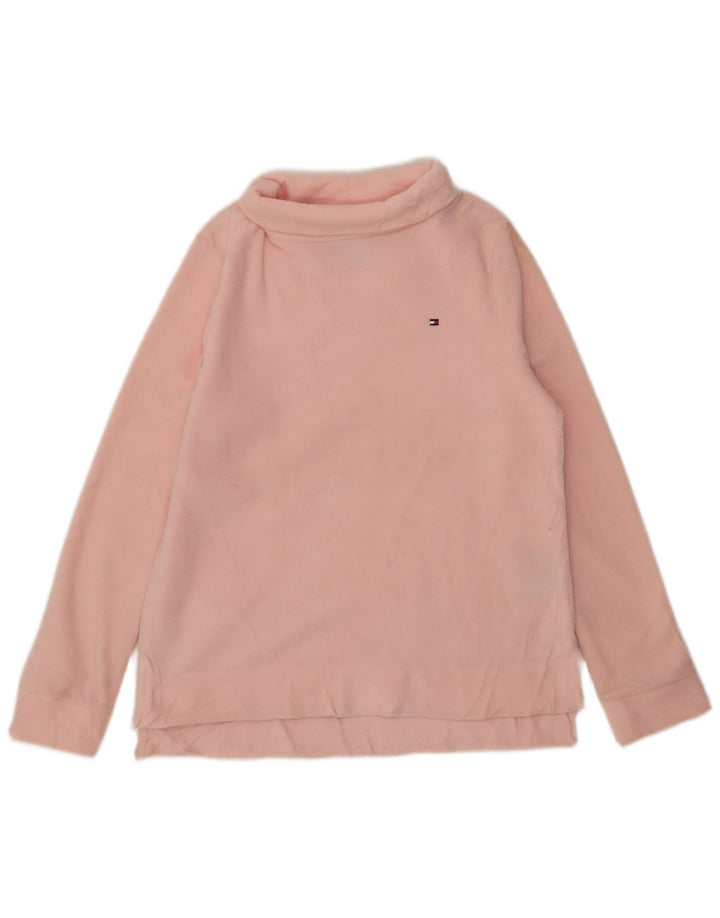 Pulover din lână Tommy Hilfiger pentru femei UK 14 Poliester roz mediu