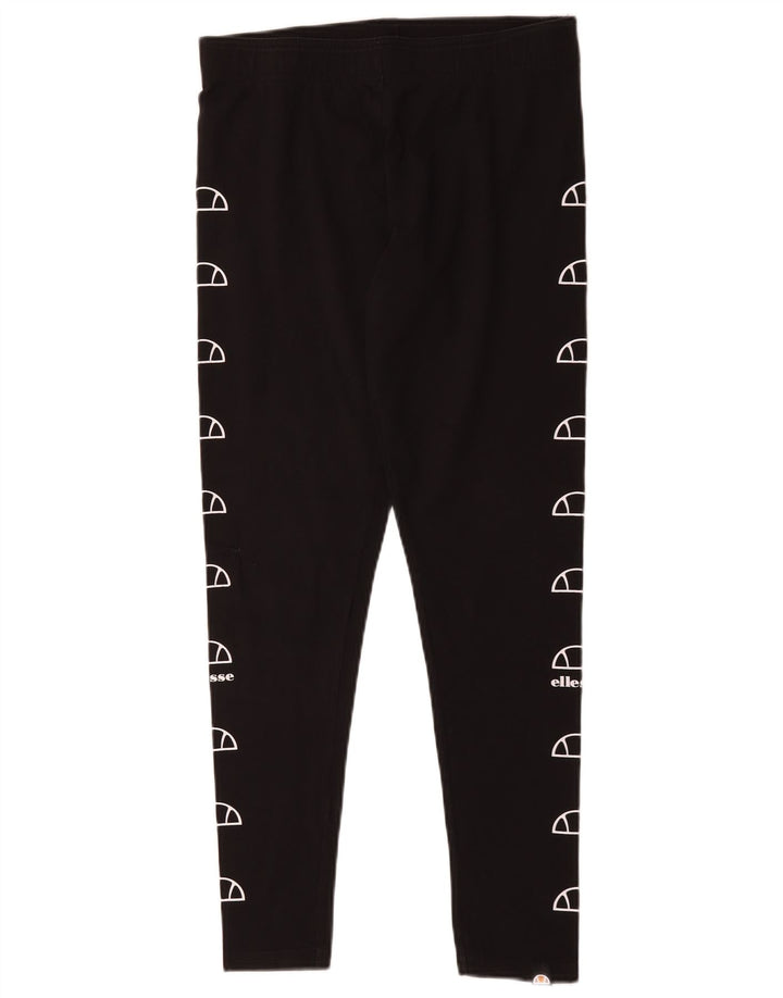 Leggings cu grafic pentru femei Ellesse UK 14 Large Black