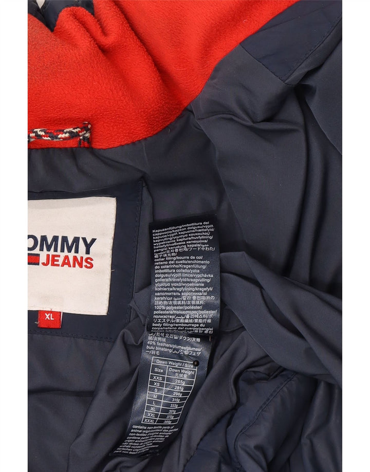 Jachetă căptușită pentru bărbați Tommy Hilfiger UK 42 XL bleumarin poliester
