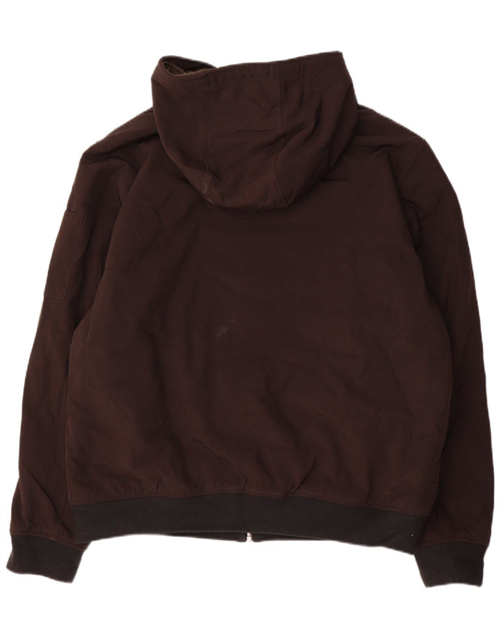 Jachetă bomber cu glugă Dockers pentru bărbați UK 42 XL Poliester negru