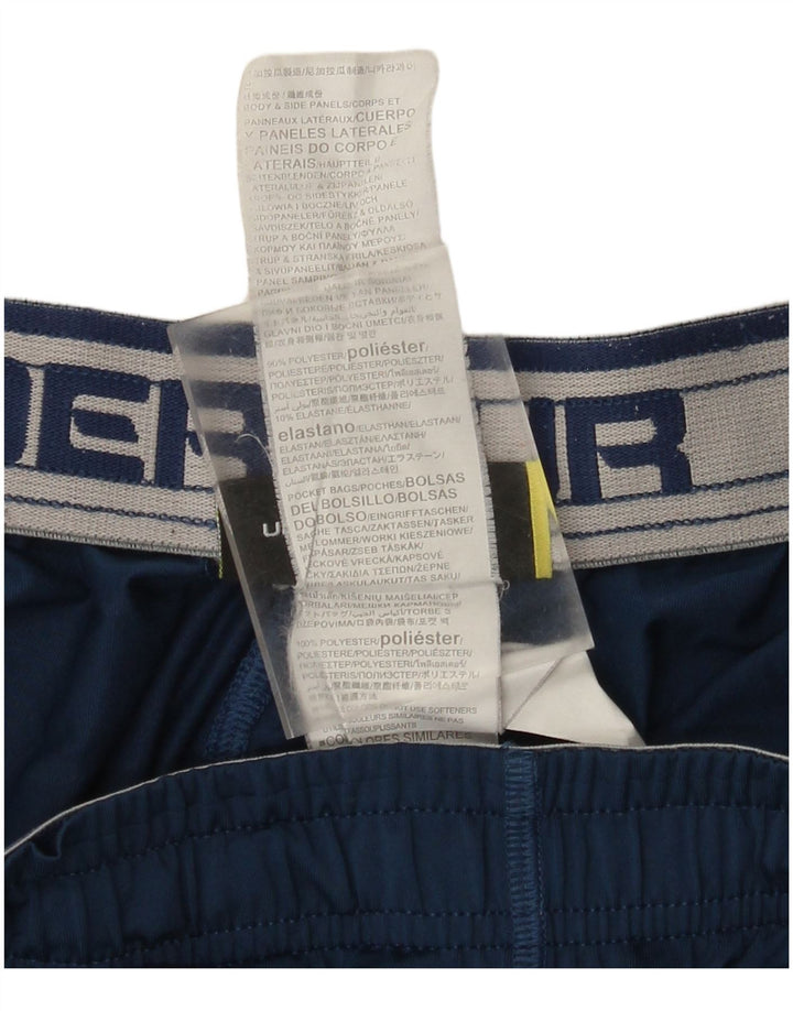 Pantaloni scurți sport pentru bărbați Under Armour 2XL, albastru marin, poliester color bloc