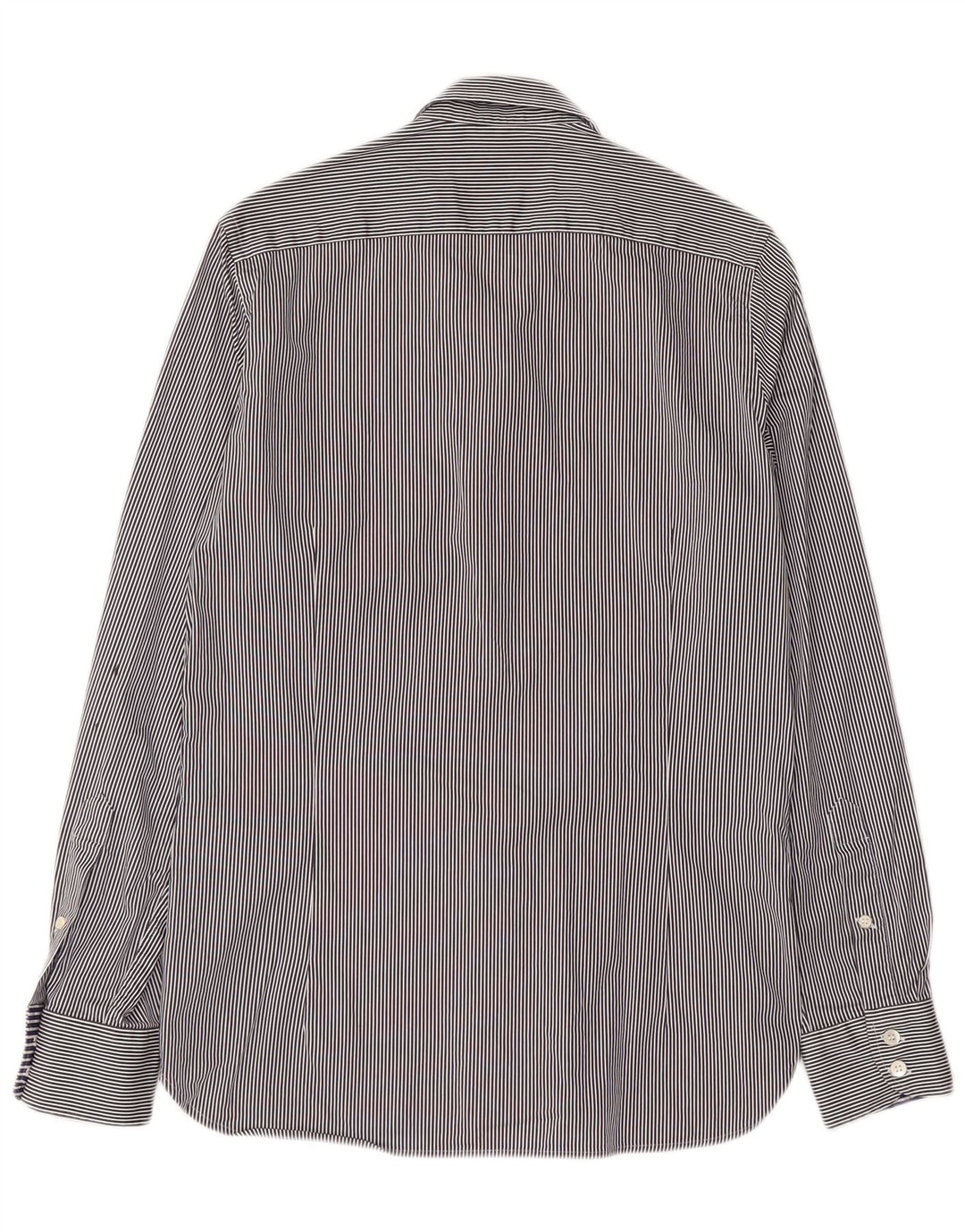 Cămașă pentru bărbați Ted Baker, mărimea 2, bumbac cu dungi, albastru bleumarin