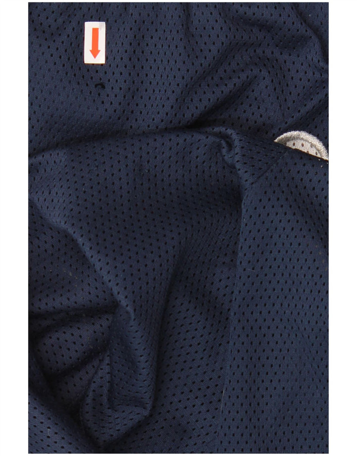 FILA Mens Graphic Sport Shorts Large Navy Blue Polyester