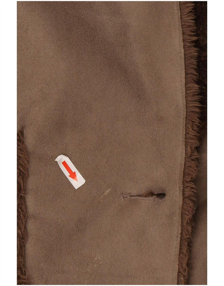 Tulchan pentru femei Sherpa Gilet UK 14 Large Gri Poliester