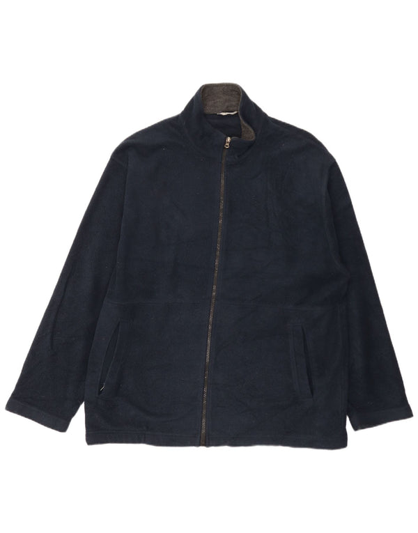 Jachetă fleece pentru bărbați Marks & Spencer UK 44 XL bleumarin poliester