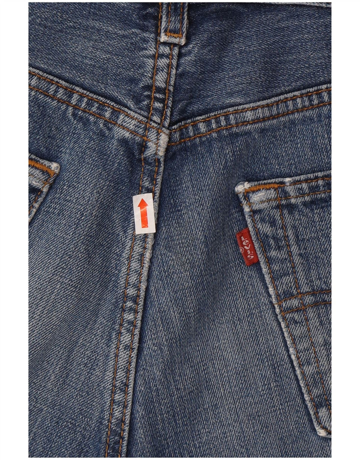 Pantaloni scurți din blugi pentru bărbați LEVI'S 501 W33, bumbac albastru mediu