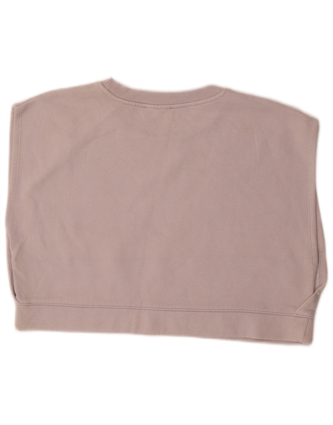 Pulover pentru femei ZARA, crop supradimensionat, fără mâneci, UK 10, gri mic