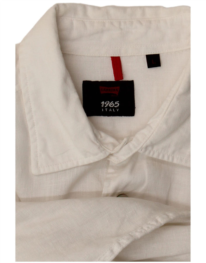 Cămașă pentru bărbați Carrera, mare, albă