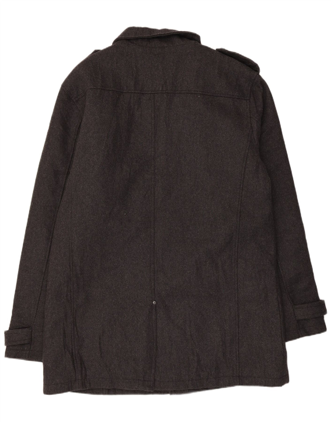 Pardesiu militar Blend pentru bărbați UK 44 2XL Lână gri