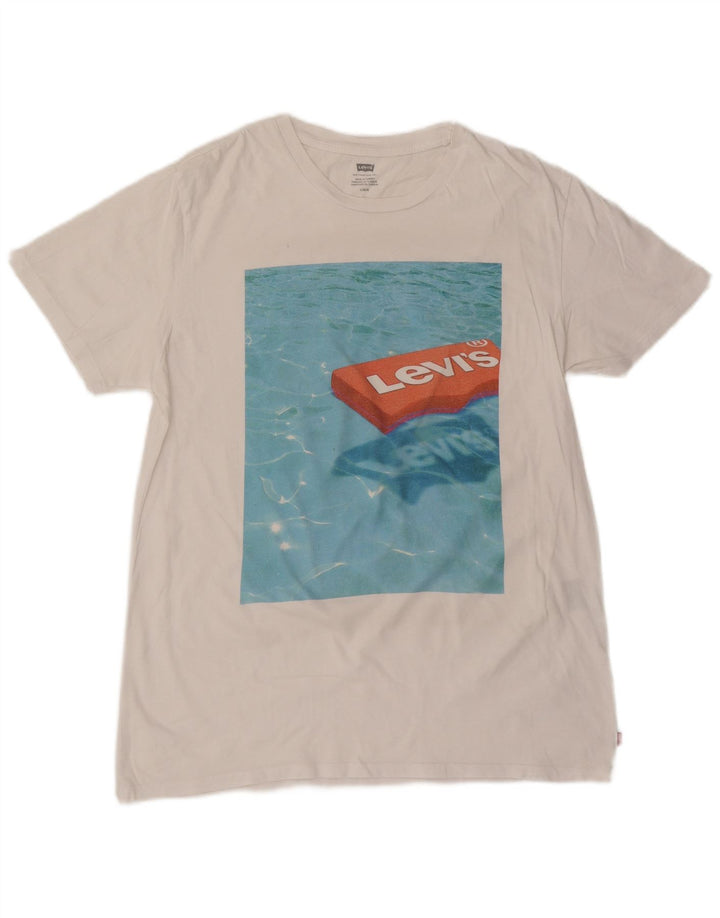 Tricou grafic LEVI'S pentru femei Top UK 16 Large White