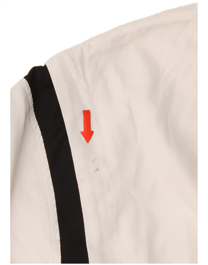 Jachetă de trening pentru bărbați Asics, alb mediu, poliester color bloc