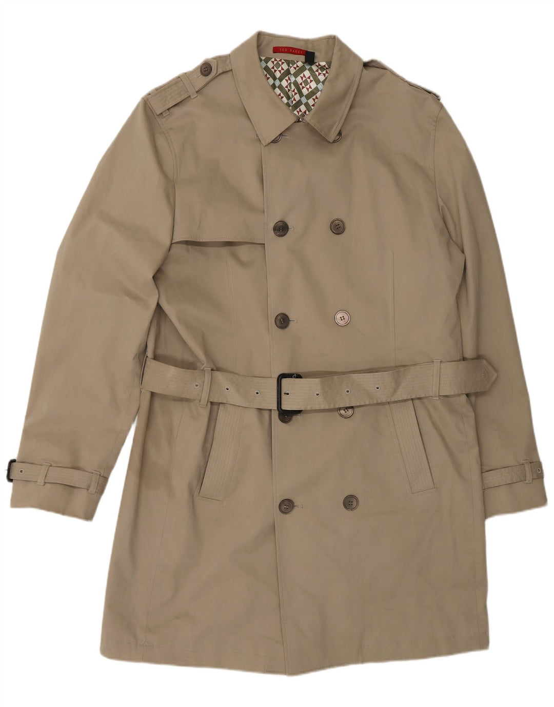 Trench Bărbați TED BAKER EU 44 XS Bumbac Bej