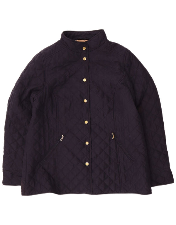 Jachetă matlasată CLASSIC pentru femei UK 18 XL bleumarin poliester