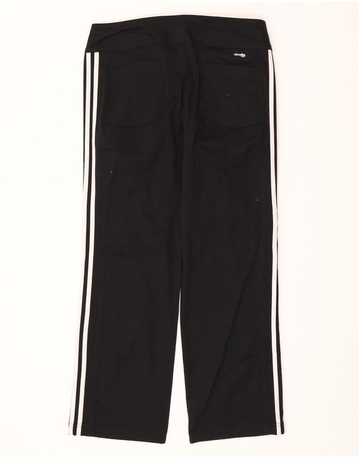 Pantaloni casual ADIDAS Climalite pentru femei UK 12 Medium W32 L30 Negru
